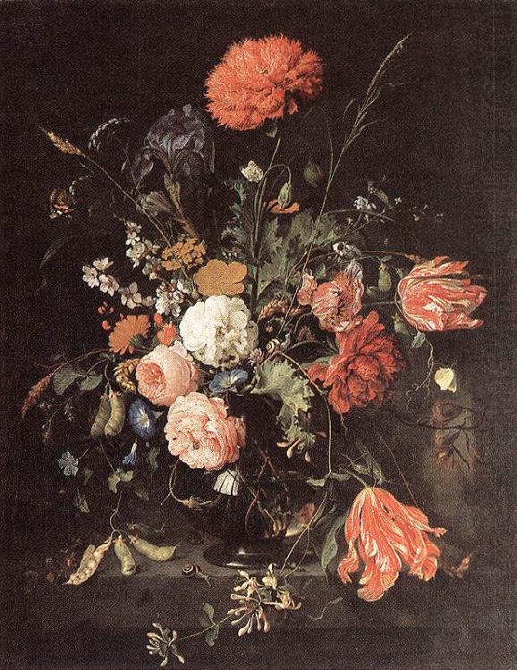 Vase of Flowers, Jan Davidsz. de Heem